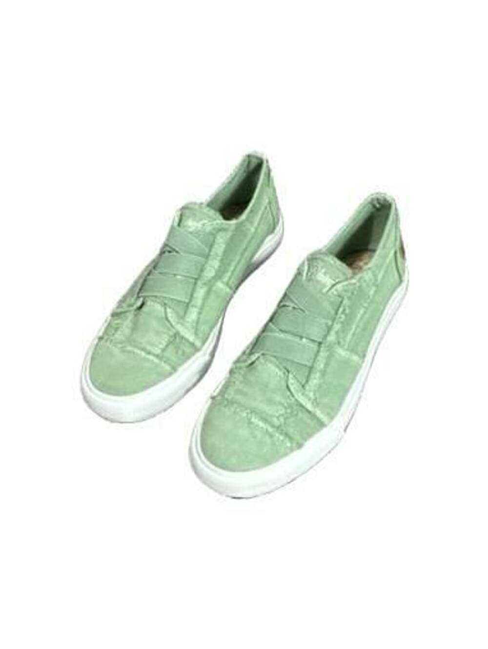 Blowfish Malibu Marley Celedon Green Canvas Slip On Sneakers
